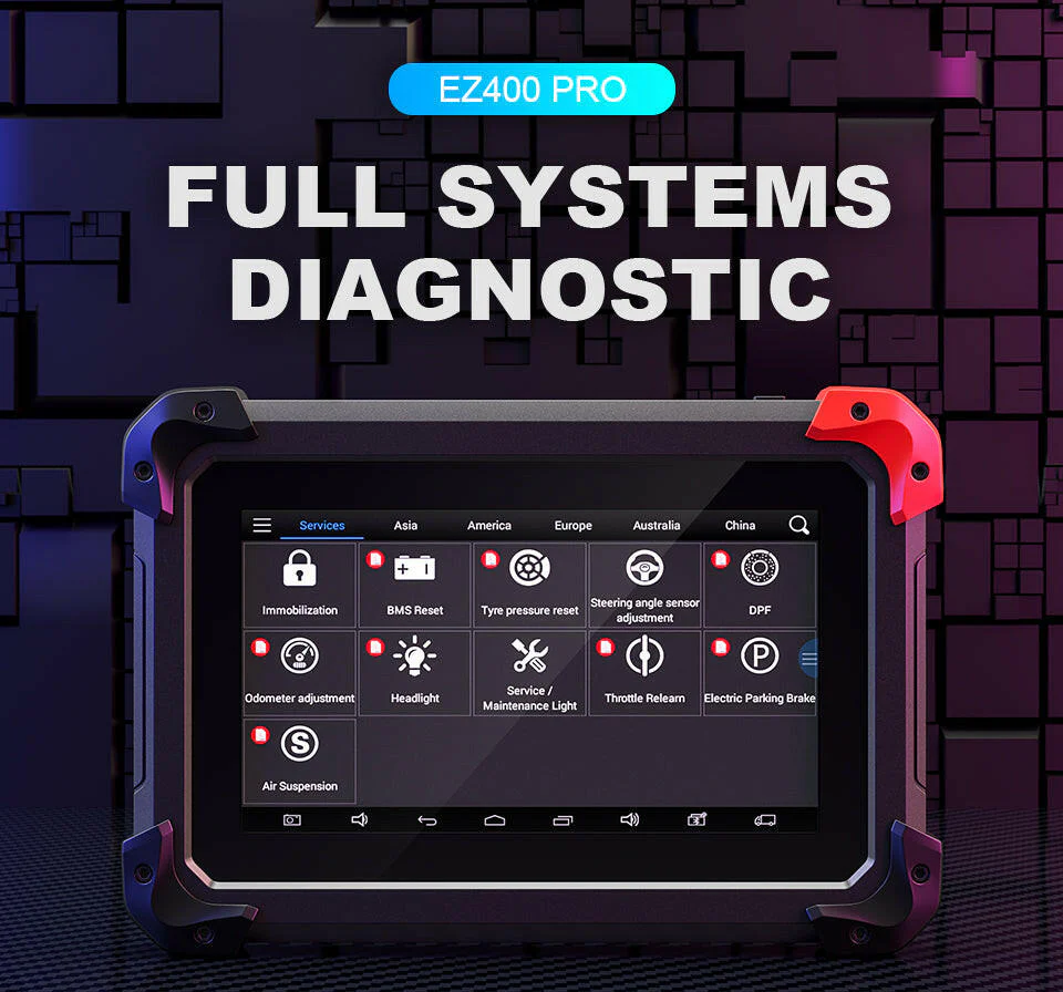 XTOOL EZ400pro OBD2 Diagnostic Tool Scanner with Automotive Code Reader Tester Key Programmer ABS Airbag SAS EPB DPF Oil Functions - Image 10