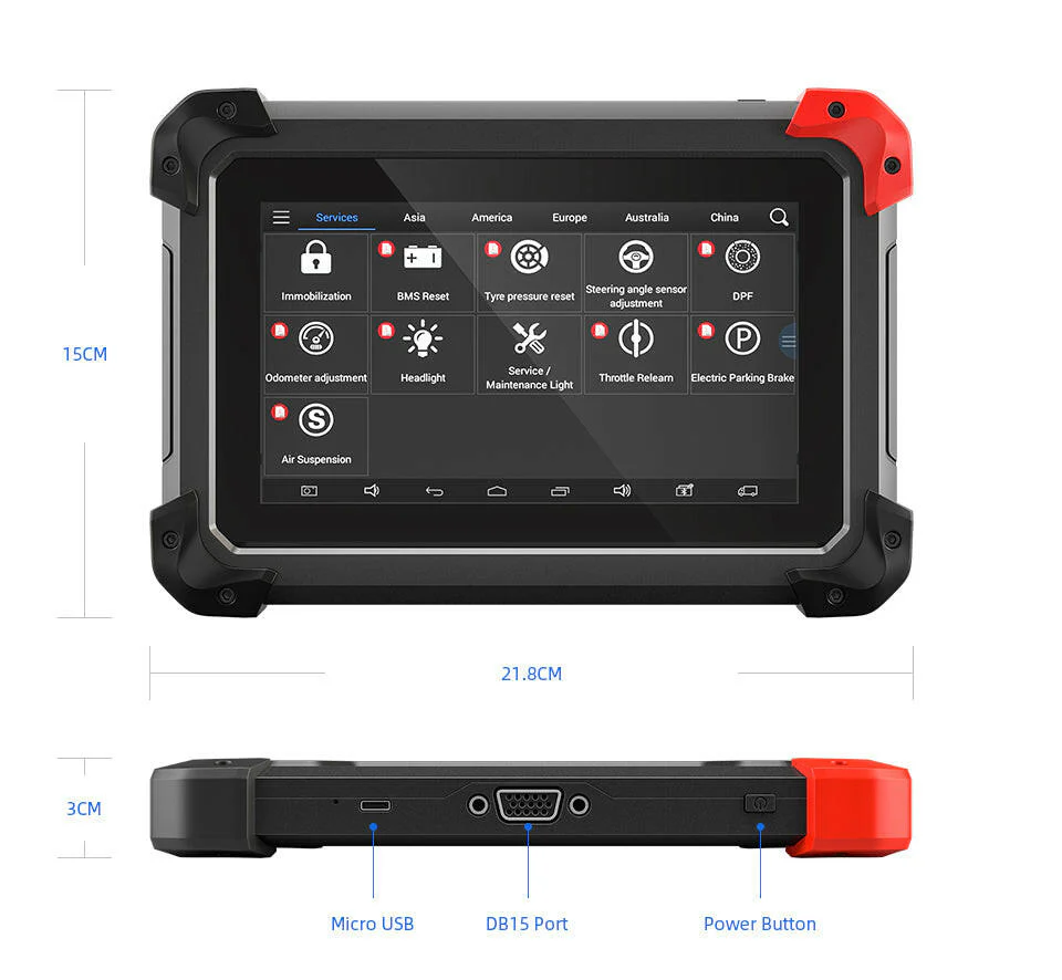 XTOOL EZ400pro OBD2 Diagnostic Tool Scanner with Automotive Code Reader Tester Key Programmer ABS Airbag SAS EPB DPF Oil Functions - Image 9