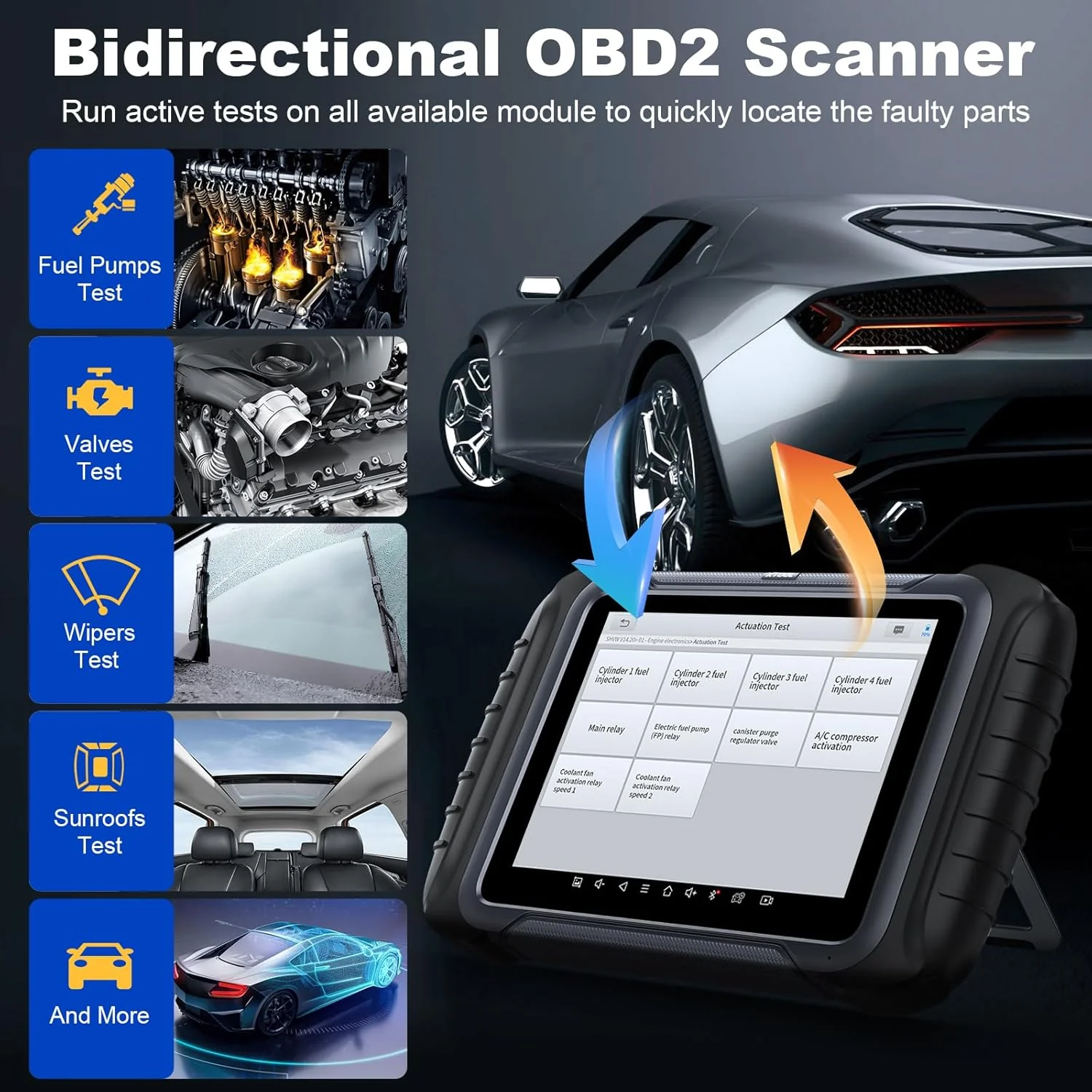 XTOOL D8 Bidirectional OBD2 Scanner - Image 11