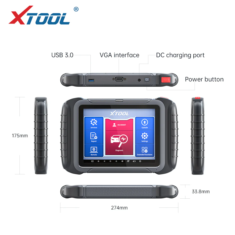 XTOOL D8 Bidirectional OBD2 Scanner - Image 4