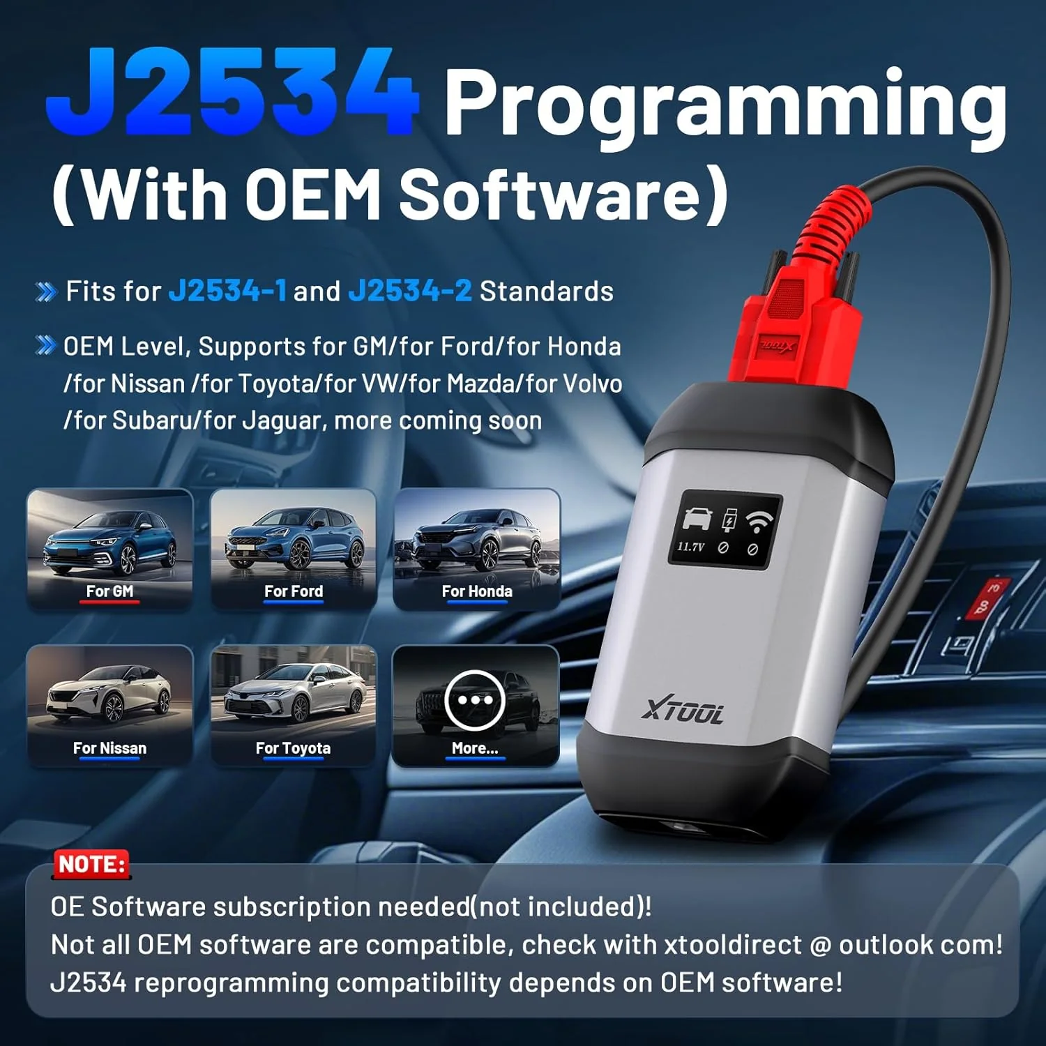 XTOOL D9 MAX with J2534 - Image 3