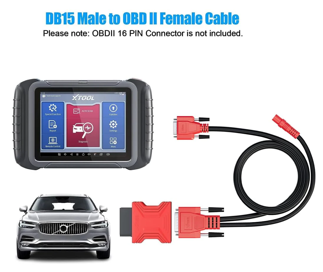 XTOOL DB15 OBDII Replacement Cable - Image 3