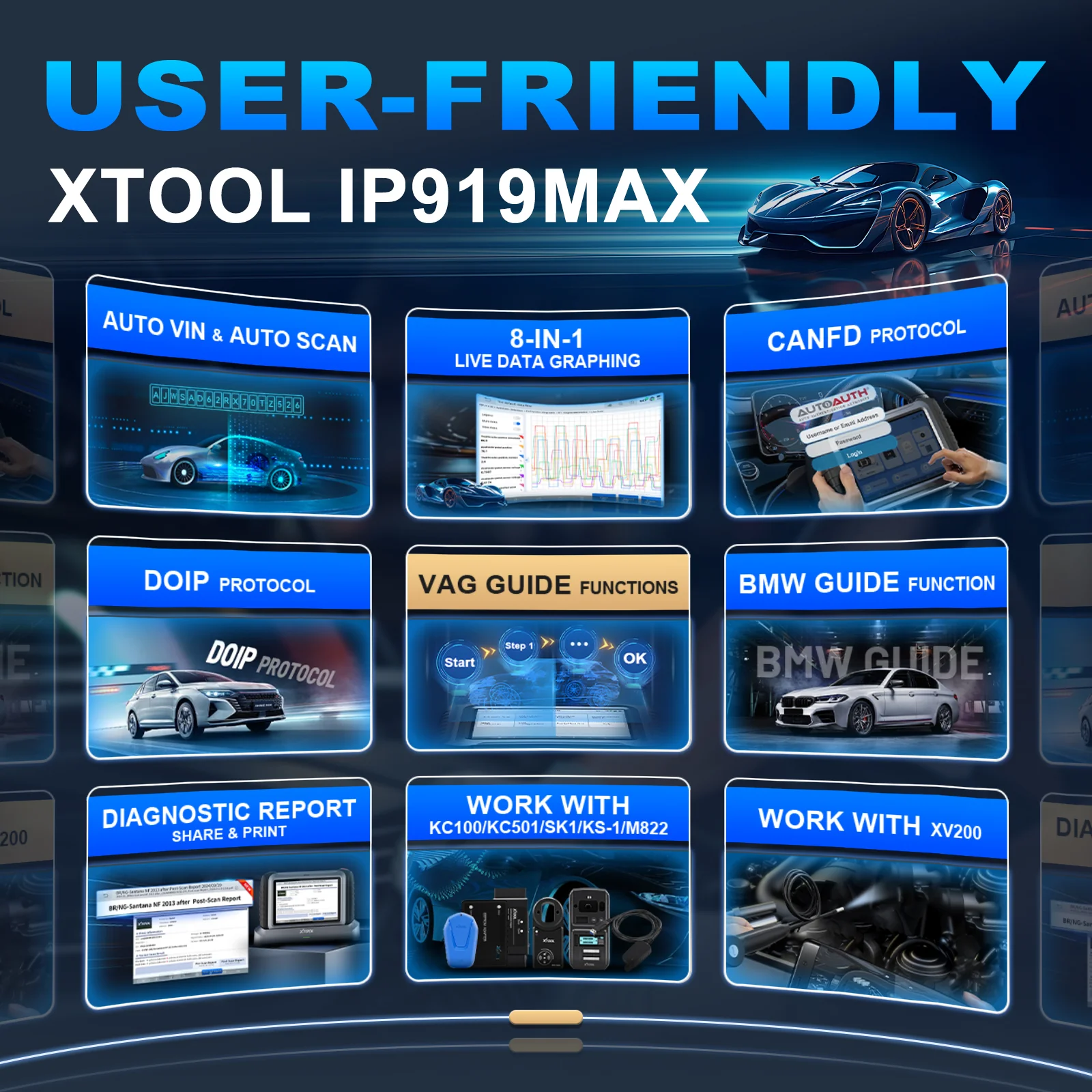 XTOOL IP919 MAX with J2534 - Image 13