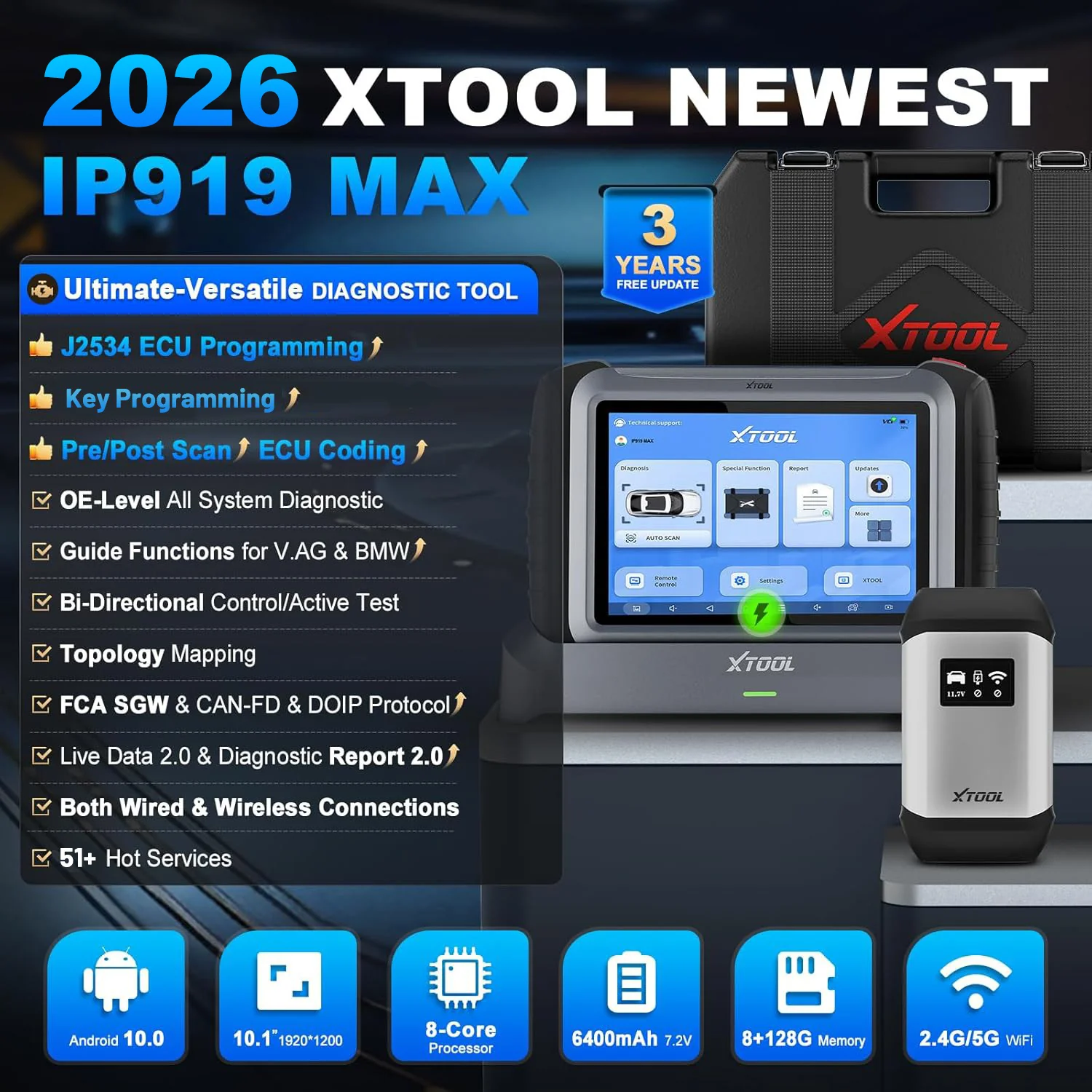XTOOL IP919 MAX with J2534 - Image 3