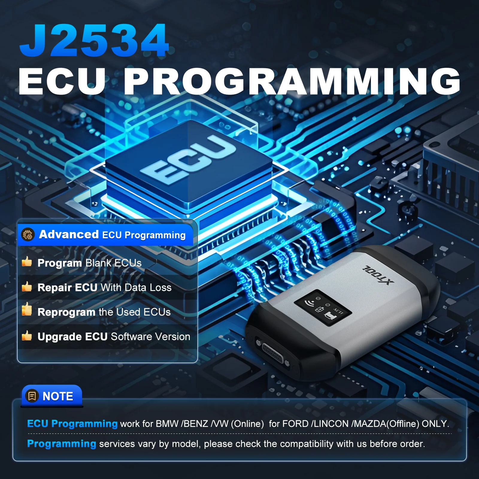 XTOOL IP919 MAX with J2534 - Image 4