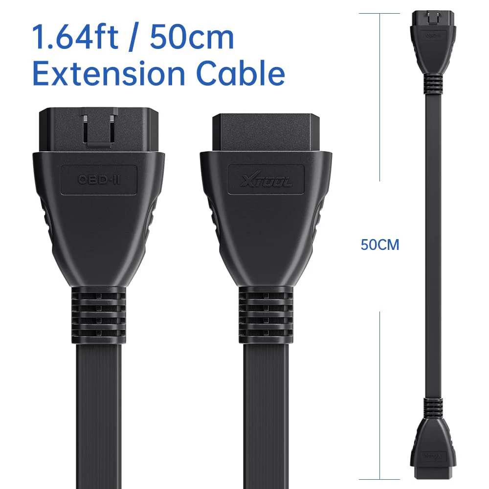 XTOOL OBDII 1.64ft 16 Pin Extension Cable - Image 2