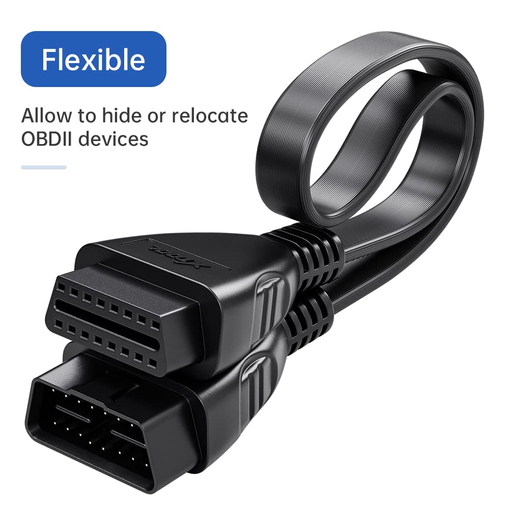 XTOOL OBDII 1.64ft 16 Pin Extension Cable - Image 4