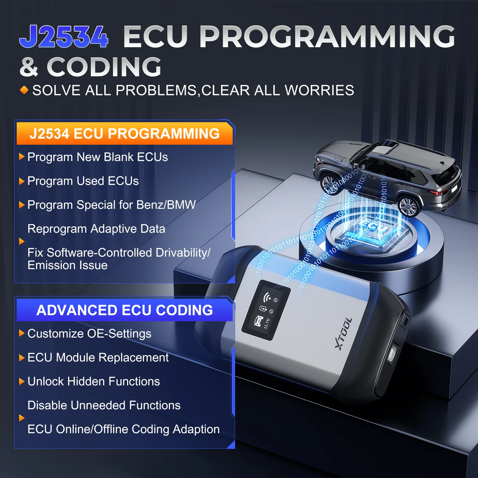 XTOOL X100 MAX 2 with J2534 - Image 3